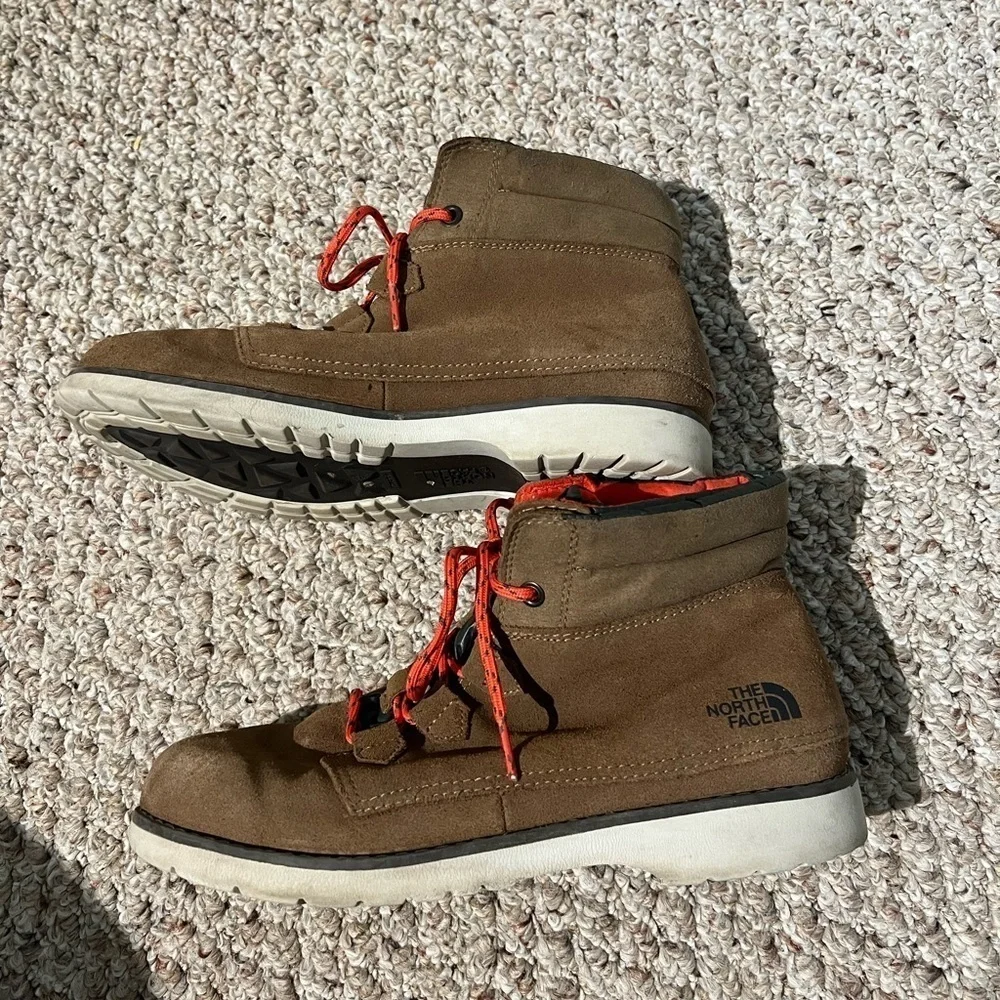 Womens The North Face Ballard Roll-Down Boots chestnut suede